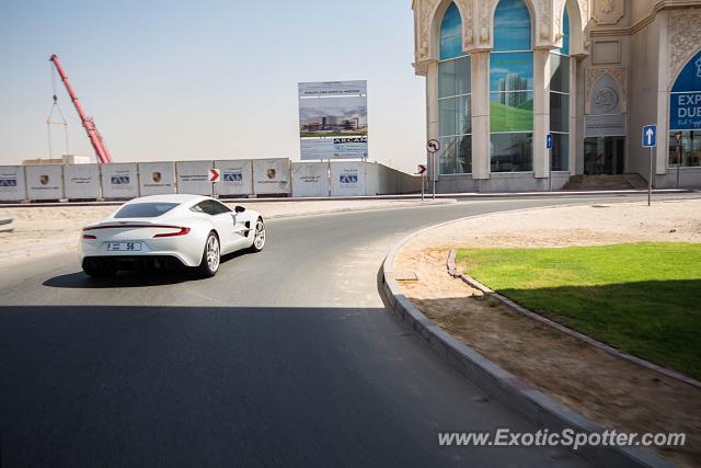 Aston Martin One-77 spotted in Dubai, United Arab Emirates