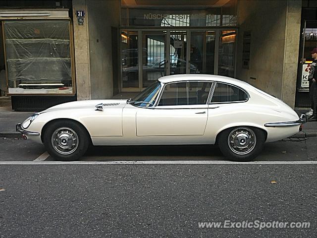 Jaguar E-Type spotted in Zurich, Switzerland