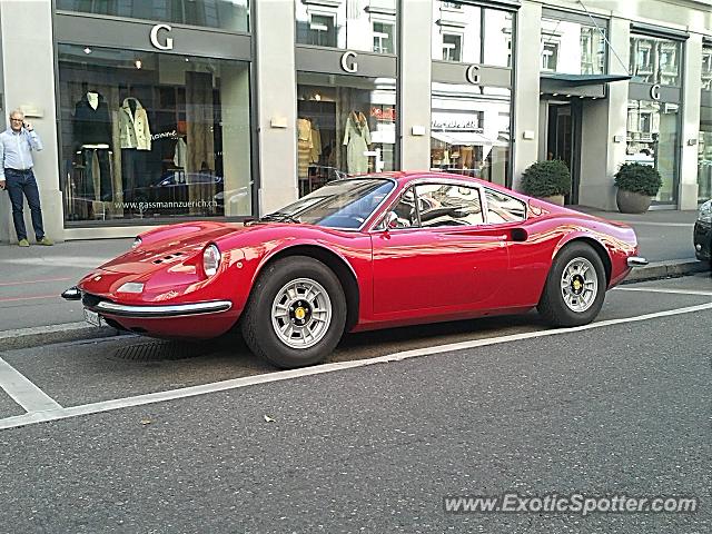 Ferrari 206 DINO spotted in Zurich, Switzerland