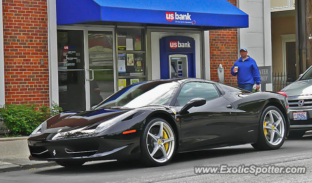 Ferrari 458 Italia spotted in Cincinnati, Ohio