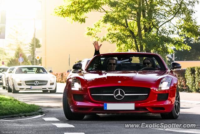 Mercedes SLS AMG spotted in Hockenheim, Germany