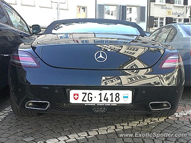 Mercedes SLS AMG spotted in Zurich, Switzerland