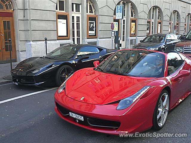 Ferrari 458 Italia spotted in Zurich, Switzerland