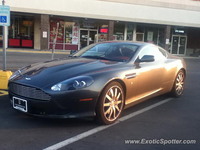 Aston Martin DB9 spotted in Bloomington, Indiana