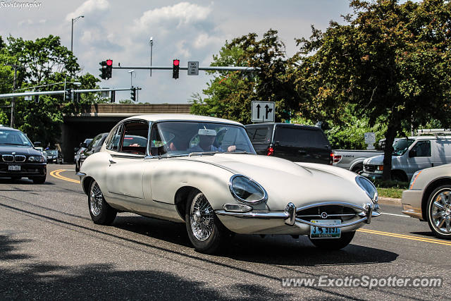 Jaguar E-Type spotted in Greenwich, Connecticut