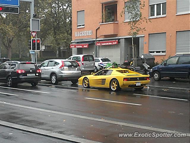 Ferrari Testarossa spotted in Winterthur, Switzerland