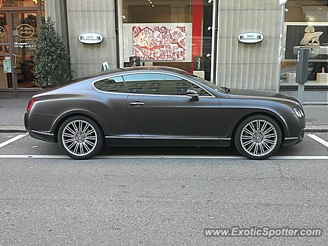 Bentley Continental spotted in Zürich, Switzerland