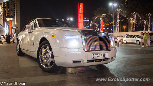 Rolls Royce Phantom spotted in Dubai, United Arab Emirates