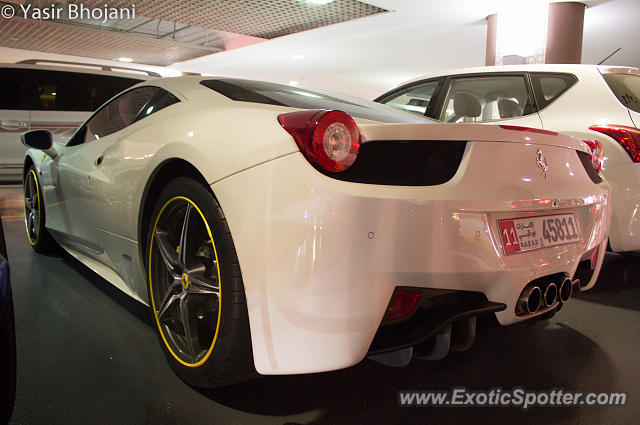 Ferrari 458 Italia spotted in Dubai, United Arab Emirates