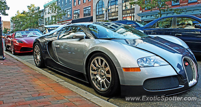 Bugatti Veyron spotted in Red Bank, New Jersey