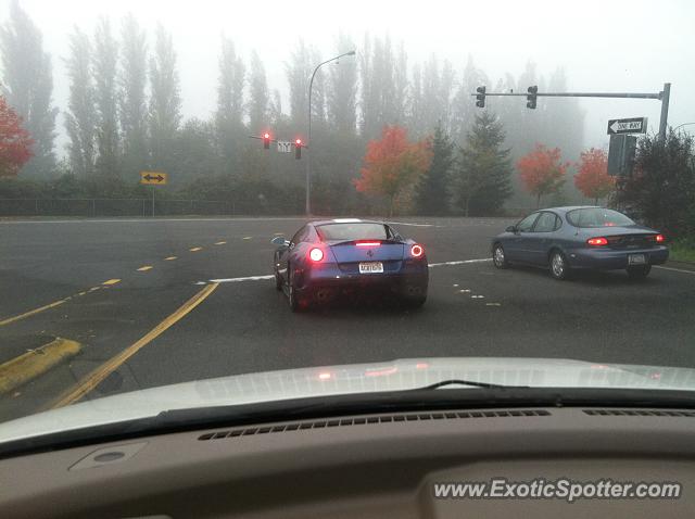 Ferrari 599GTO spotted in Redmond, Washington