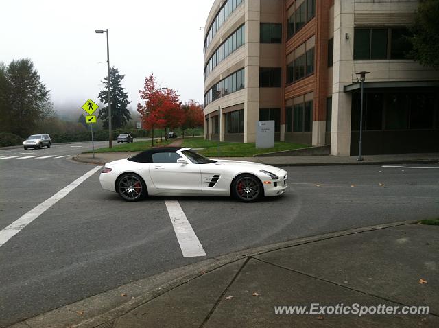 Mercedes SLS AMG spotted in Redmond, Washington