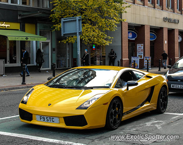 Lamborghini Gallardo spotted in Manchester, United Kingdom
