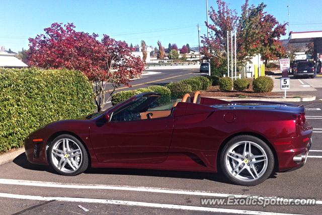 Ferrari F430 spotted in Medford, Oregon
