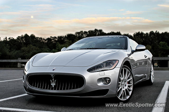Maserati GranCabrio spotted in Saratoga Springs, New York