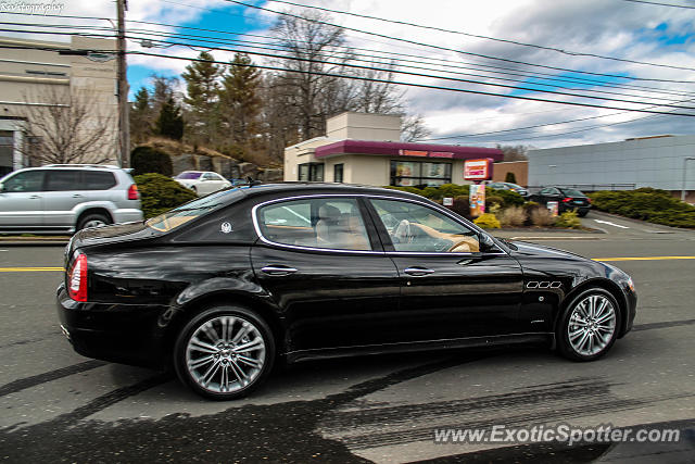 Maserati Quattroporte spotted in Greenwich, Connecticut