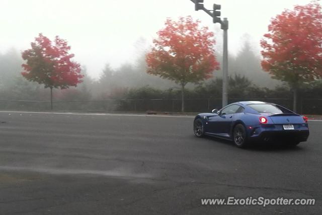 Ferrari 599GTO spotted in Redmond, Washington