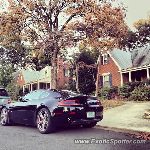 Aston Martin Vantage spotted in Arlington, Virginia