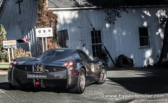 Pagani Huayra spotted in Monterey, California