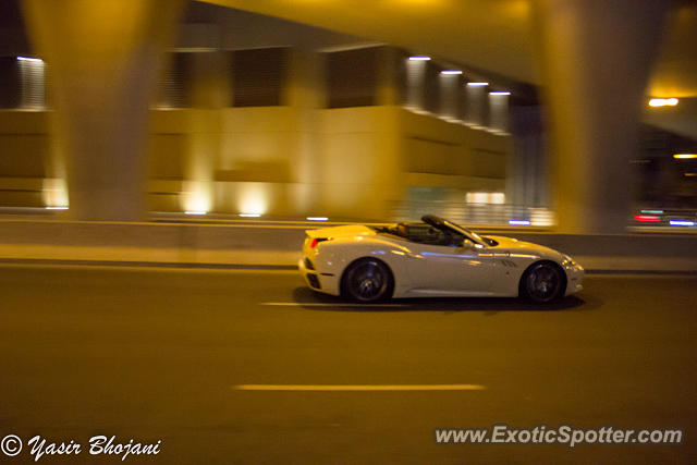Ferrari California spotted in Dubai, United Arab Emirates
