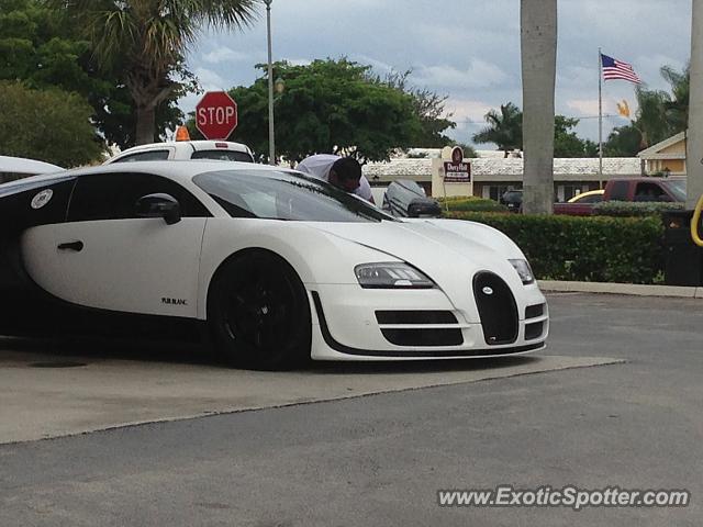 Bugatti Veyron spotted in West Palm Beach, Florida