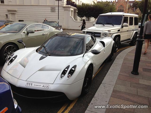 Pagani Huayra spotted in London, United Kingdom