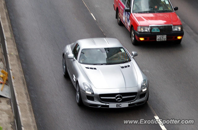 Mercedes SLS AMG spotted in Hong Kong, China