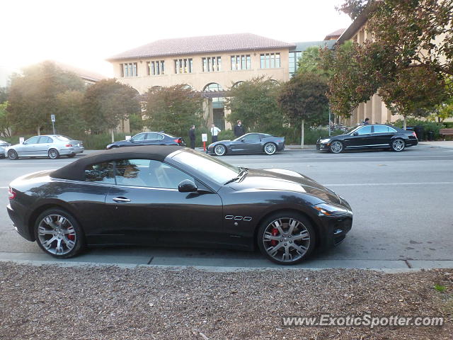 Maserati GranCabrio spotted in Palo Alto, California