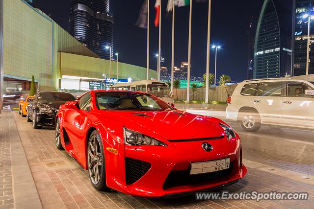 Lexus LFA spotted in Dubai, United Arab Emirates