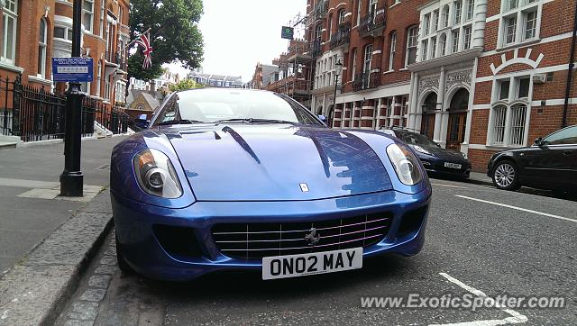 Ferrari 599GTB spotted in London, United Kingdom