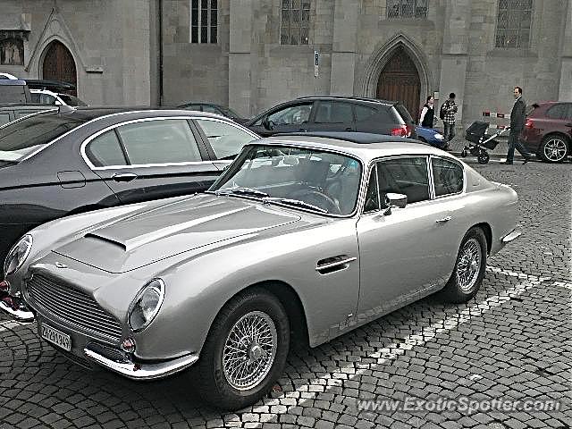Aston Martin DB6 spotted in Zurich, Switzerland