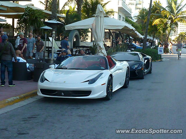 Ferrari 458 Italia spotted in Miami, Florida