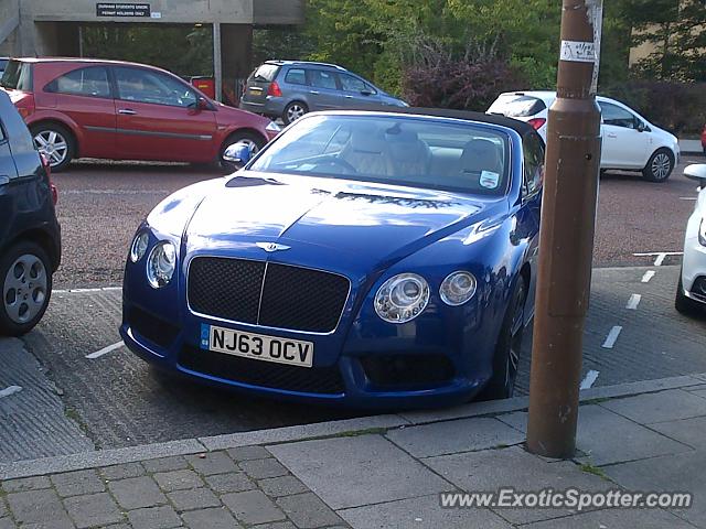 Bentley Continental spotted in Durham, United Kingdom