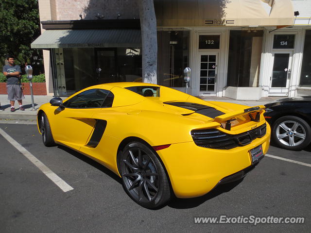 Mclaren MP4-12C spotted in Beverly Hills, California