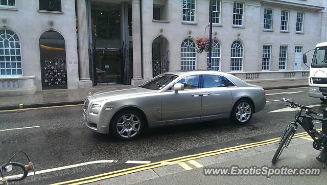 Rolls Royce Ghost spotted in London, United Kingdom