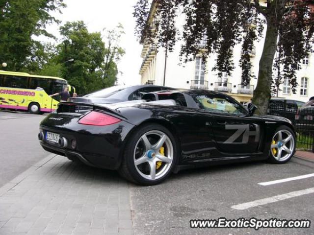 Porsche Carrera GT spotted in Sopot, Poland