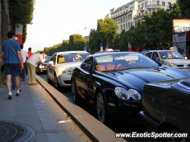 Mercedes SLR spotted in Paris, France