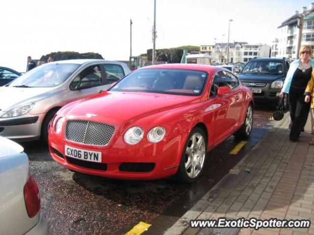 Bentley Continental spotted in Portstuart, United Kingdom