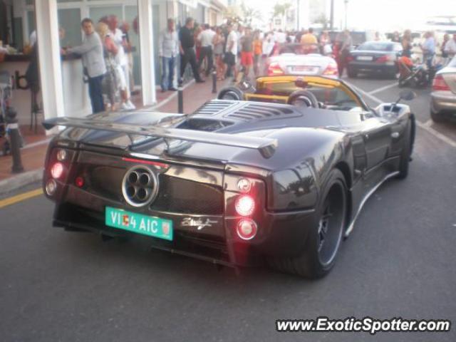 Pagani Zonda spotted in Puerto banus, Spain on 07/16/2007