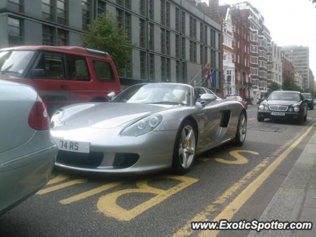 Porsche Carrera GT spotted in London, United Kingdom