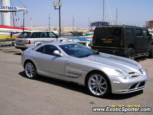 Mercedes SLR spotted in St tropez, France