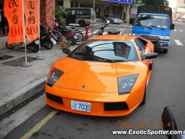 Lamborghini Murcielago spotted in Taichung, Taiwan