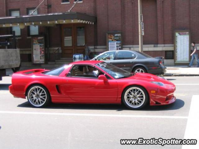 Acura NSX spotted in Boston, Massachusetts