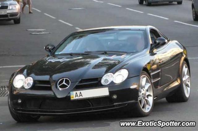 Mercedes SLR spotted in Kiev, Ukraine