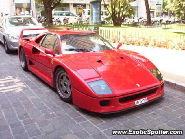 Ferrari F40 spotted in Monaco, Monaco