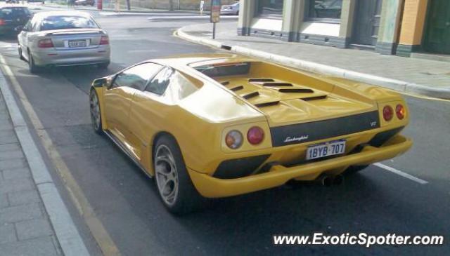 Lamborghini Diablo spotted in Fremantle, Perth, Australia