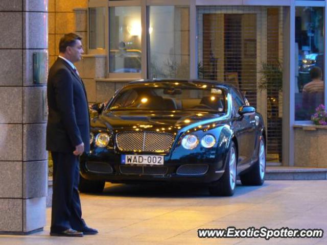 Bentley Continental spotted in Budapest, Hungary