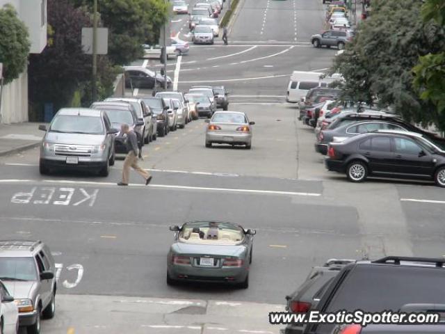 Aston Martin DB9 spotted in San Francisco, California