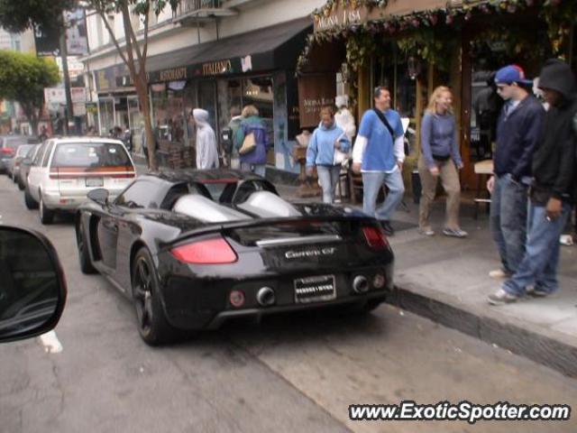 Porsche Carrera GT spotted in San Francisco, California