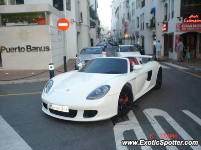 Porsche Carrera GT spotted in Puerto banus, Spain